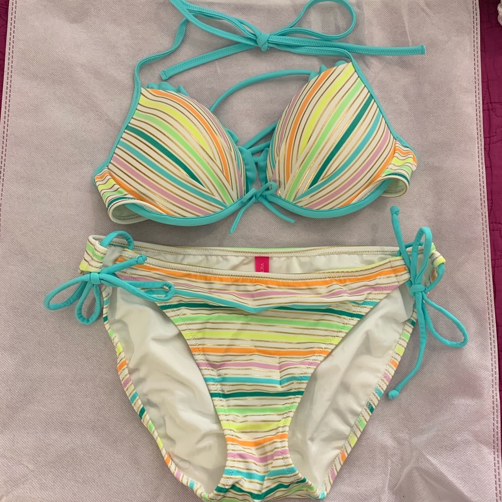 Victoria’s Secret swim push up top and bikini